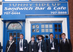 Business Students Grill 'Sunny Side Up' Cafe